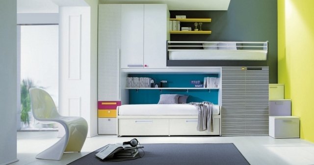 násťročné nároky zvýrazňujú kreslo dizajnér model schody podkrovná posteľ