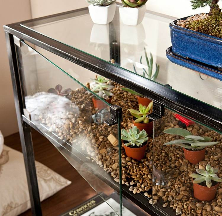 nábytok terárium bonsai kvetináče kamienky kamienky dekorácia