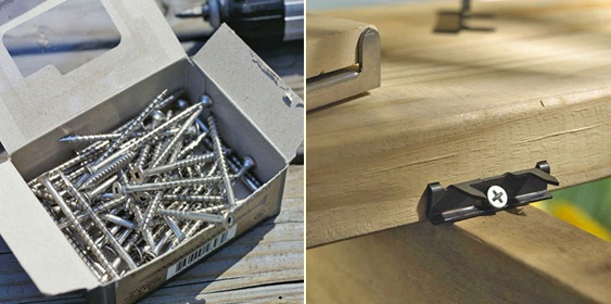 Terasa so stavebným materiálom