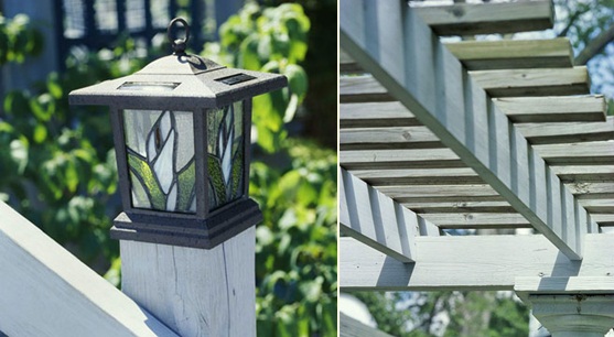 Záhradné svietidlá pergola