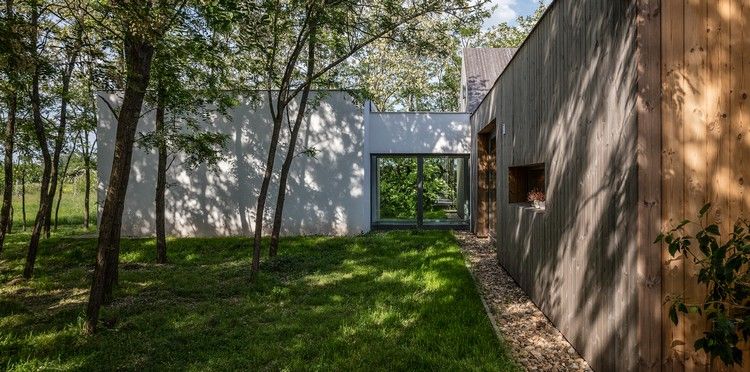 statok moderná architektúra kultivačná kocka biela