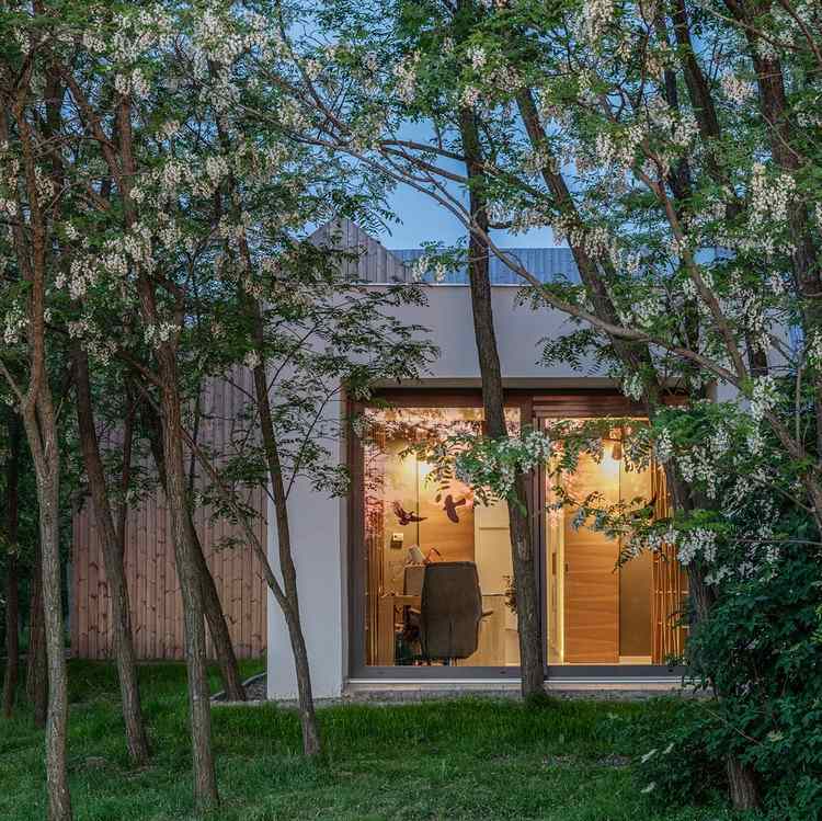 posuvná sklenená brána knižnice rozšírenia bielej kocky