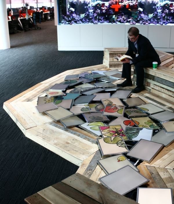 Kancelársky nábytok-dizajn drevenej palety