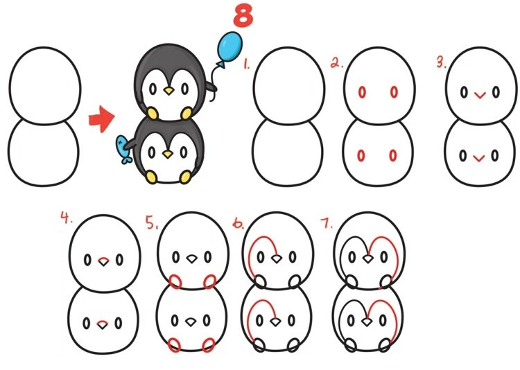 Dva kruhy alebo číslo 8 pre tučniaky