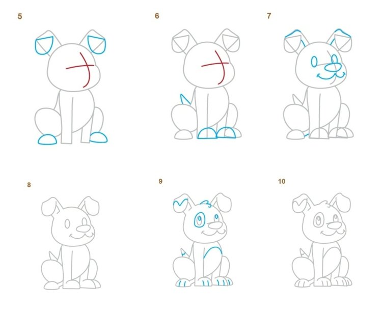 Sediaci pes kreslí so sklopenými ušami