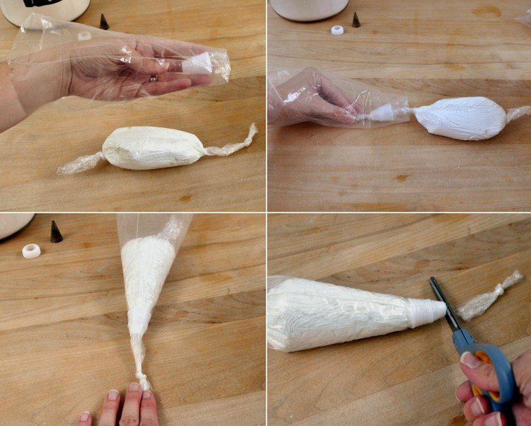 Trik na plnenie potrubného vaku tipy-triky-potrubie-vrecia do domácnosti-šikovná-výplňová-priľnavá fólia