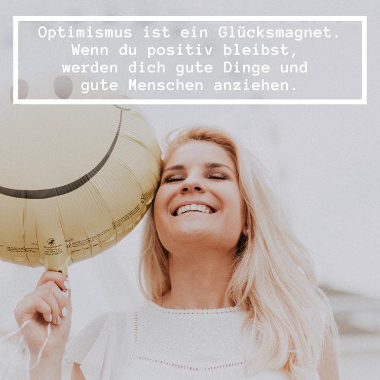 Optimizmus hovorí, že zostaň pozitívny, priťahuje dobrých ľudí