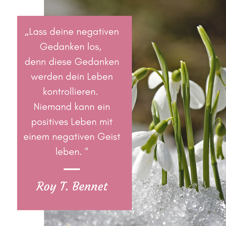 zanechajte svojich negatívnych myšlienok pozitívny život