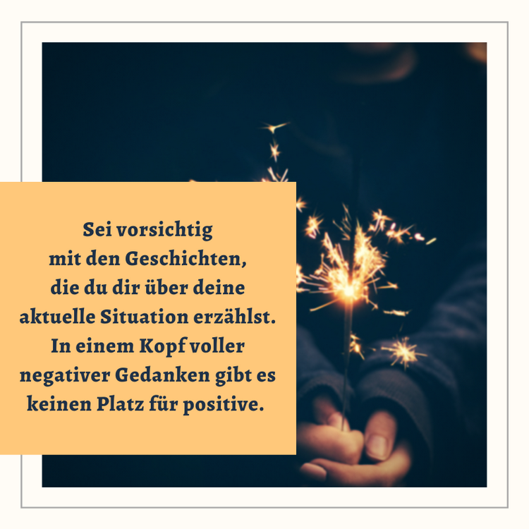 nechajte priestor pozitívnym myšlienkam