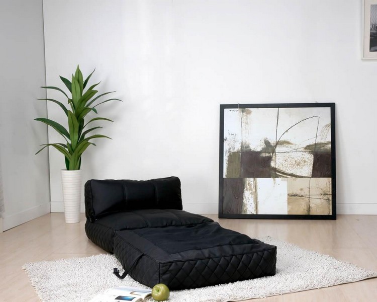 kreslo-kreslo-detská izba-skladací matrac-čierna-jednolôžko