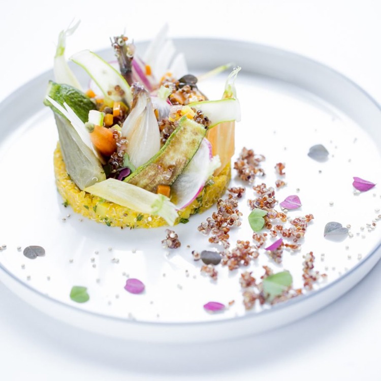 Zeleninový predjedlo Alain Ducasse Quinoa