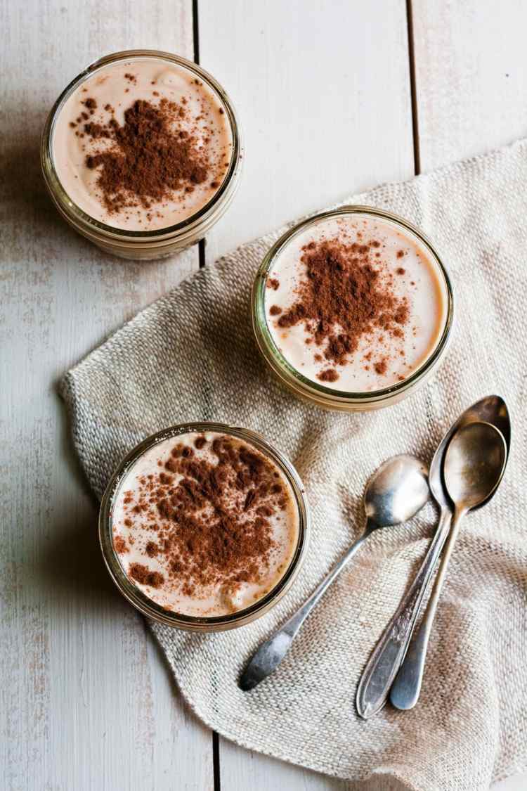 podávajte dezert tiramisu rýchlo a jednoducho bez vajíčka