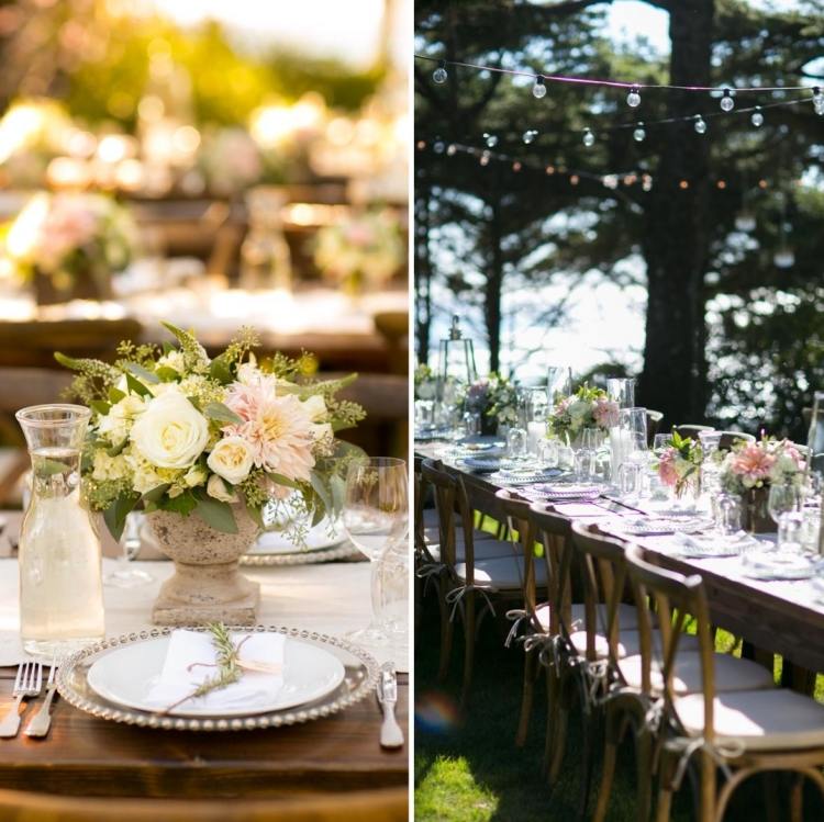 dekorácia stolu-záhradná-kytica -záhradná párty-biela-malá-samozrejme