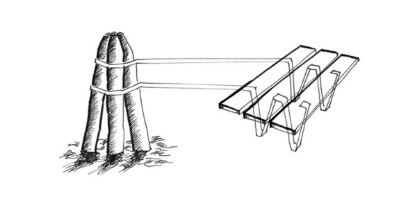 návrh rustikálneho stolového dizajnérskeho nábytku Projektový dizajnér nábytku z recyklovaných materiálov