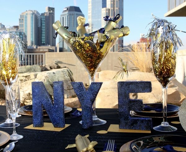 Rok novoročný večierok nápad nápad cukrovinky konfety