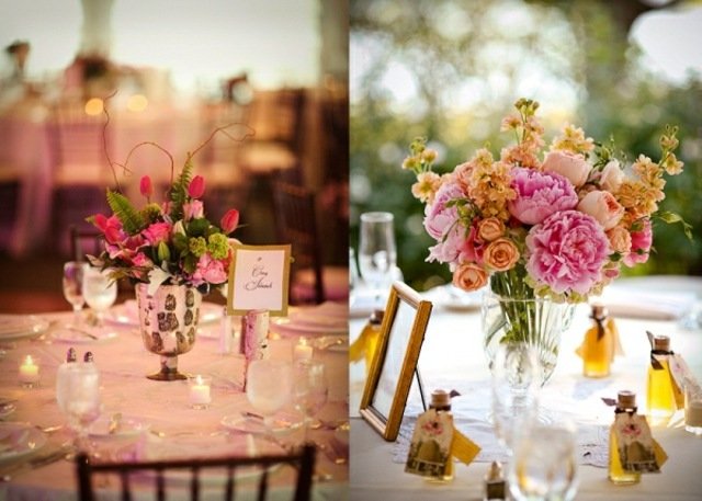 očarujúca myšlienka dekorácie stola váza stredné okuliare lampášov Nápad na dekoráciu stola váza stredné okuliare lampáše čerstvo rezané kvety