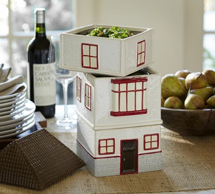 Servírovacia sada vianočných sviatočných dekorácií