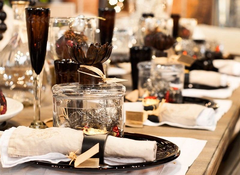 Vyrobte si obrúskové prstene so zlatými ozdobami sami Dekorácia stola-vianočno-zlatá-čierna-ušľachtilá-sviatočná