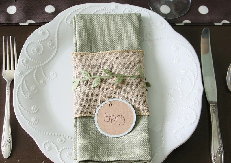 Vyrobte si dekorácie na stôl sami - so zeleným vreckom na obrúsky Dekorácia na stôl Vianočná ľanová obrúska miesto na servítky