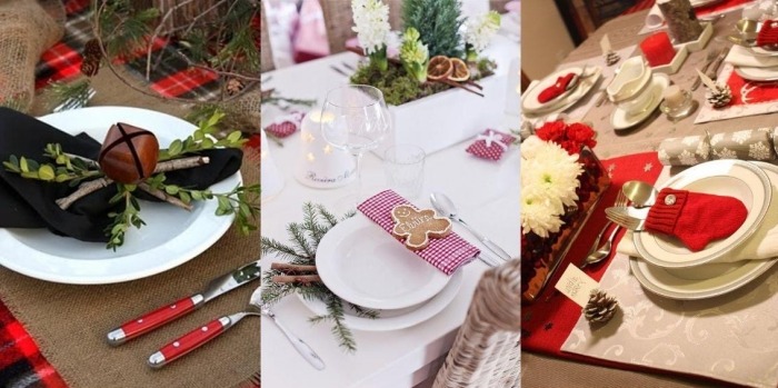 Dekorácia vianočného stolu 2014 nápady pre útulnú atmosféru vianočný stôl-dekorácia-2014-nápady-na-útulnú atmosféru-na-svätý večer