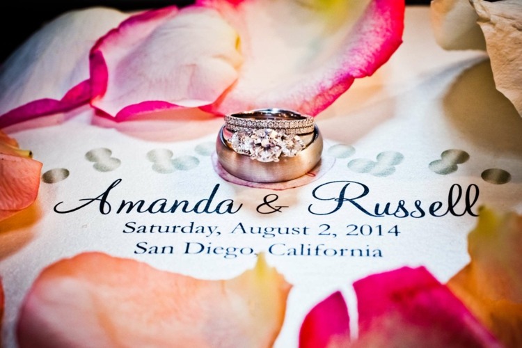 Suché kvety zdobia karty miest na zimnú svadbu Umiestnite karty-svadobný-dizajn-nápady-zlatý prsteň-suché kvety