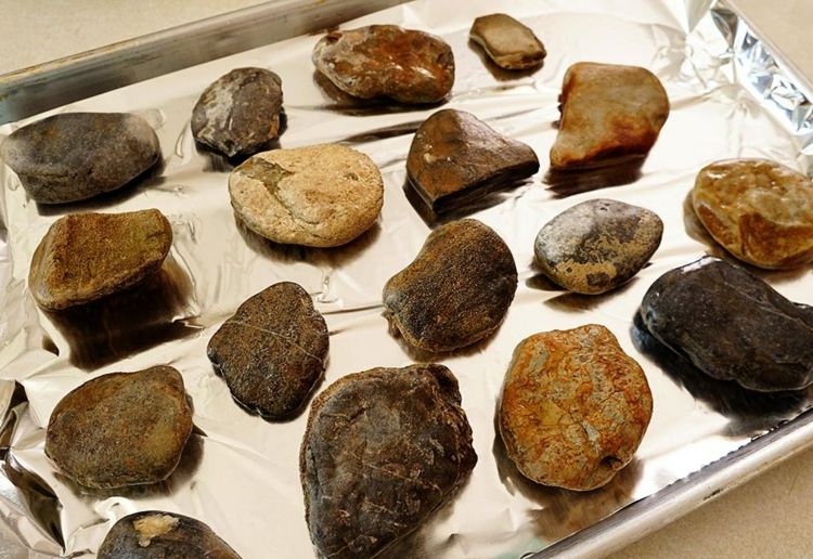 horúce kamene voskové pastelky tavia nápady pre domácich majstrov