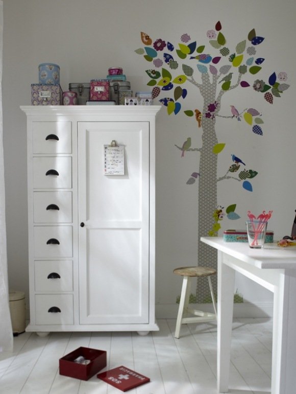 Textilná dekorácia na stenu pre deti