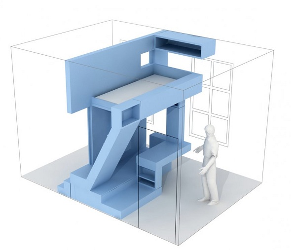 nápad na návrh detskej izby od architektov h2o deti-izba-design-idea-h2o-architekti