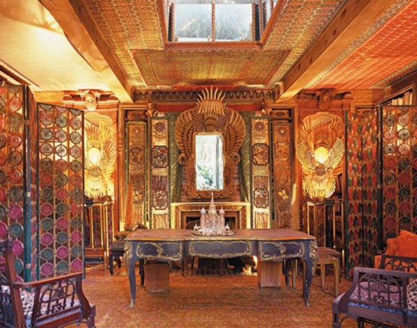 super-elegantné-farebné-purpurové-zariadenie miestnosti