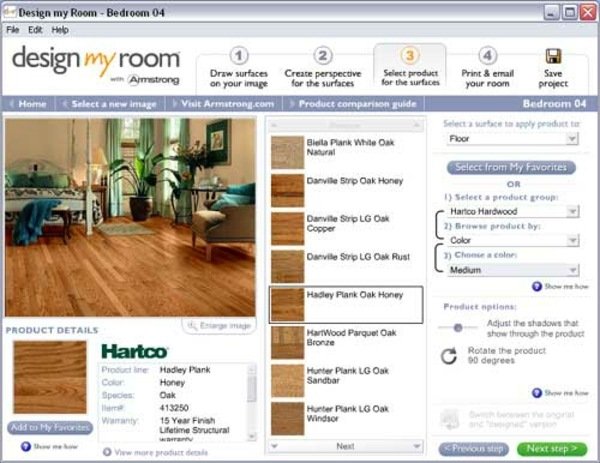 Navrhnite prehľad programu mojej izby Prehľad programu Designmyroom