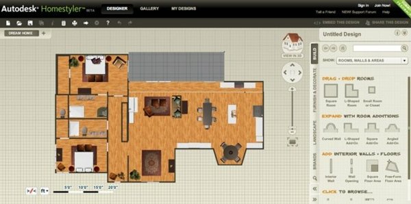 homestyler 3D program plánovania miestnosti homestyler 3D program plánovania miestnosti