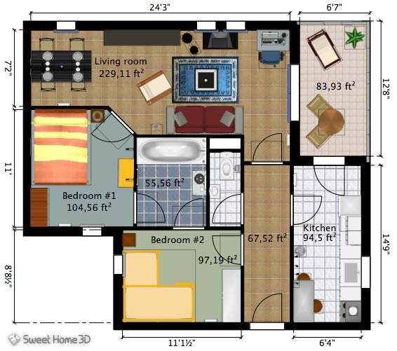 Sweet Home 2D obrázky online plánovanie miestnosti Sweet-Home-2D-obrázky-online-plánovanie miestnosti