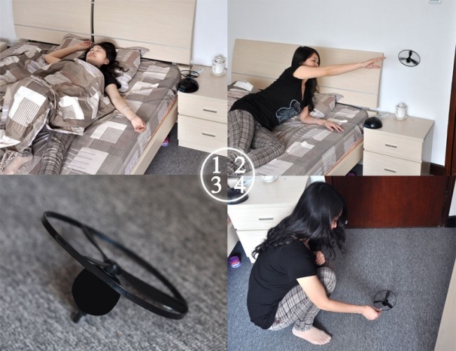 lietajúci budík chladný dizajn vstať záručná vrtuľa lietajúci budík vstať záruka vrtuľa