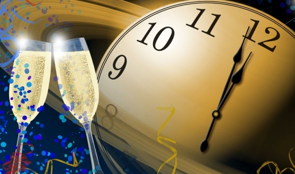 šťastný nový rok párty tradícií