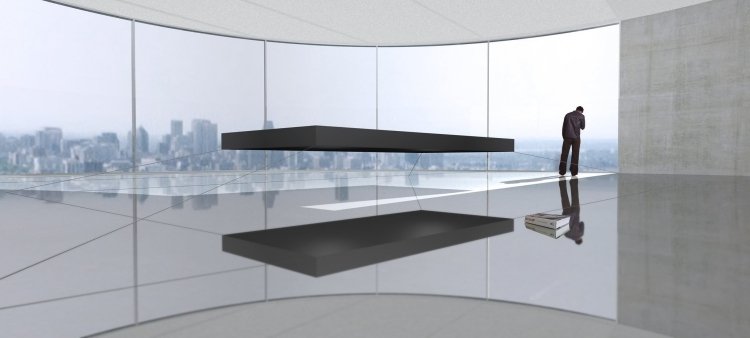 kreatívne postele -dizajn-plávajúce-inovatívne-magneticko-minimalistické-technológie