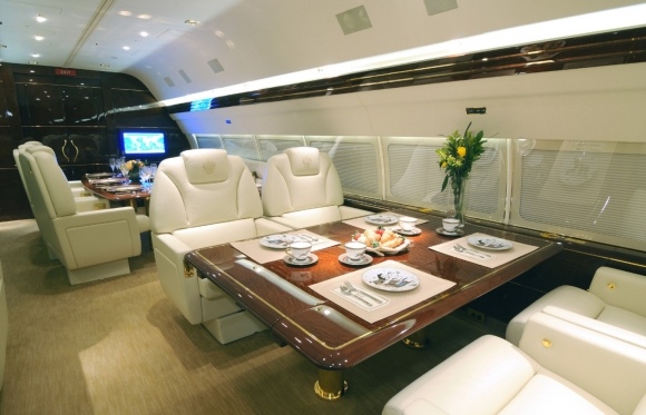 Súkromný-Jet-Boeing-Eric-Roth-interiérový dizajn-vybavenie