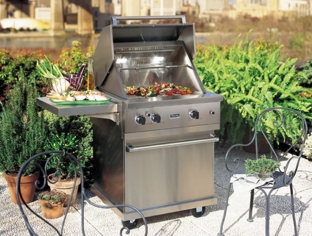 Kompaktný úložný priestor na grilovanie VIKING z nehrdzavejúcej ocele Kompaktný úložný priestor na grilovanie VIKING z nehrdzavejúcej ocele