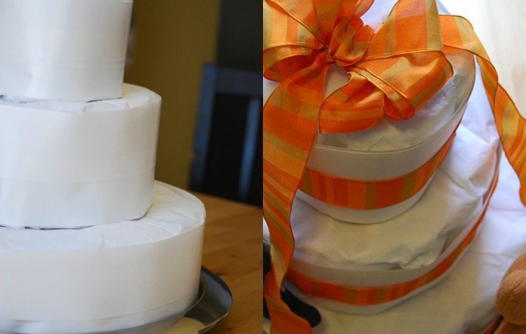 Dort-toaletný papier-urob si sám-návod-deko-páska-oranžová-stuha