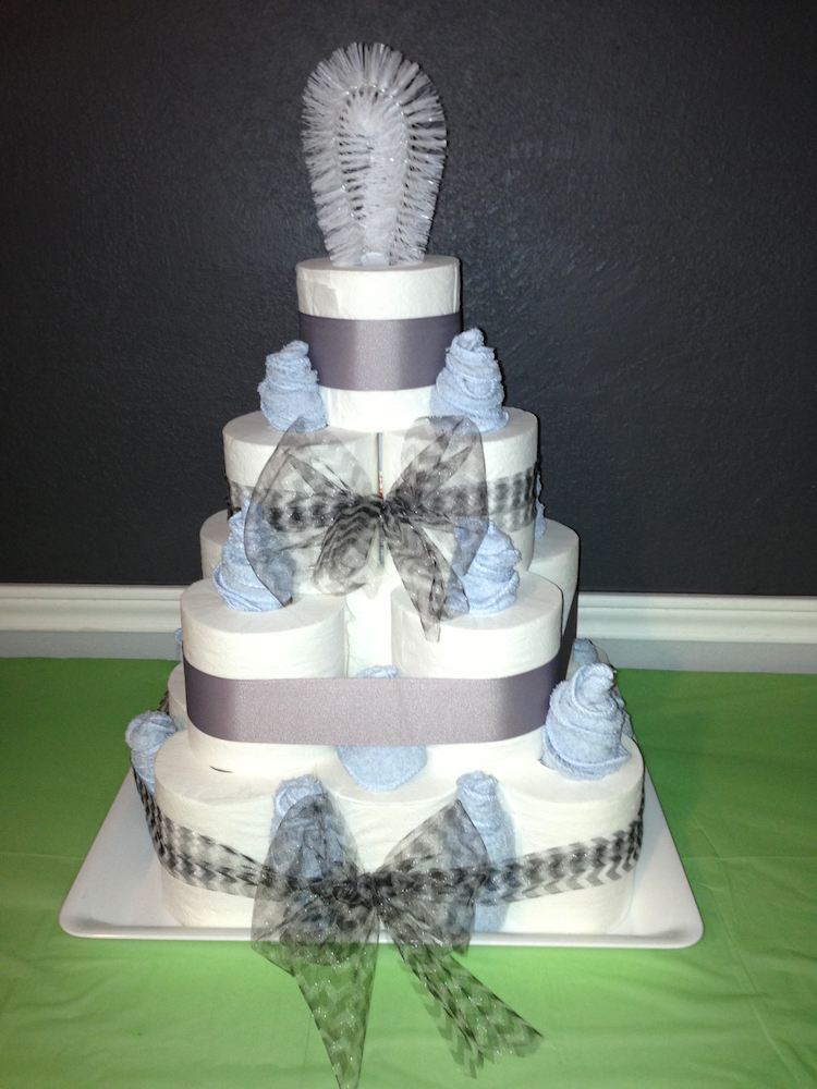 Čistiace prostriedky na tortu-toaletný papier-vyrobte si-uteráky-deko-pásky