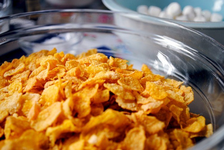 Koláčový základ-urob si sám-kukuričné ​​vločky-bez-pečenia-začiatočníci-rýchlo