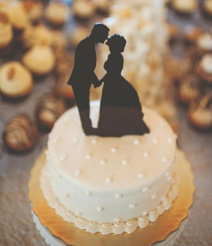 Torta dekorácia svadobný pár nápady torta