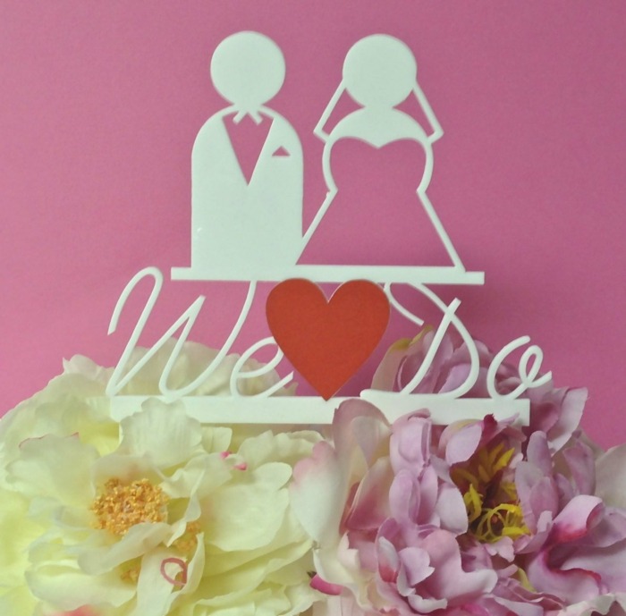 Dekoračná svadobná torta Vyrobte si tortové figúrky sami