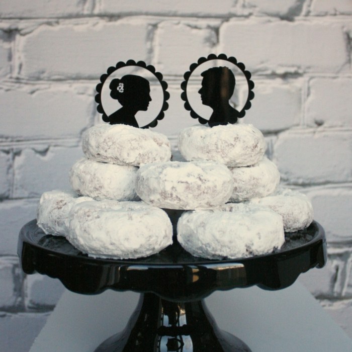 oslavujte siluety slávnostné originálne dekorácie