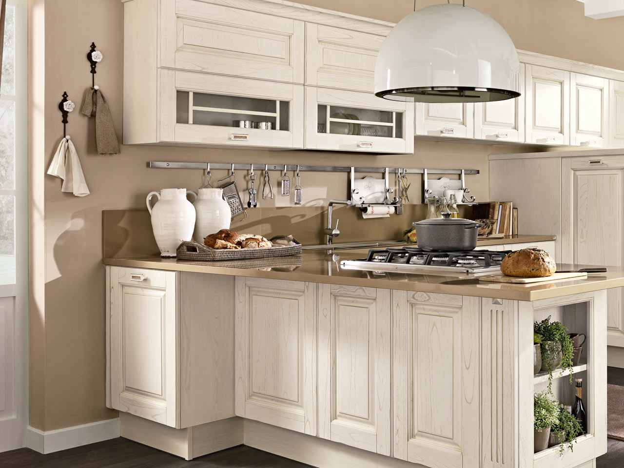 biely drevený nábytok-do kuchyne viditeľný dizajn zŕn taliansky-cucine-lubrikant biely drevený nábytok-do kuchyne zrno-nenáročná na údržbu-taliansko-cucine-lubrikant