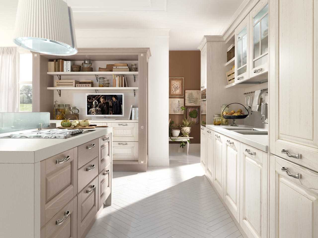 kuchynský blok svetlý drevený kuchynský ostrov-s drezom-rúra na pečenie, taliansky nábytok kuchynský ostrovček zo svetlého dreva s drezom vstavaný kuchynský nábytok do rúry