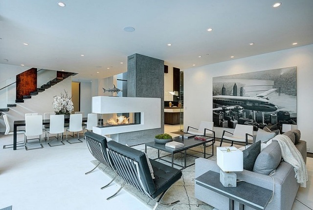 obývačka-priestranný-dizajn-klasika-kreslo-retro-dotyková-stena-fotografia-veľká