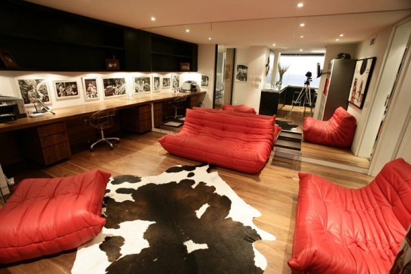 luxusná rezidencia v červenom apartmáne v Kapskom meste