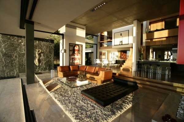 luxusná rezidencia kapské mesto moderný dizajn