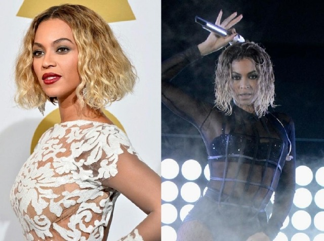 Bob po kolená od Beyonce - ceny Grammy 2014 Trendové účesy na jeseň 2014 beyonce-bob-Mittelscheitel-grammy