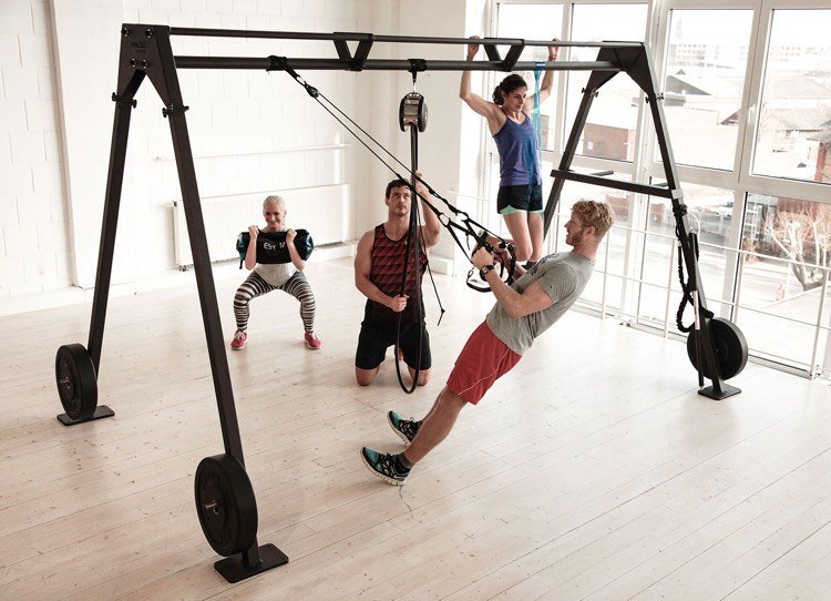 funkčné tréningové vybavenie trenažér na vak na piesok-odporové pásy-nekonečný lanový trenažér